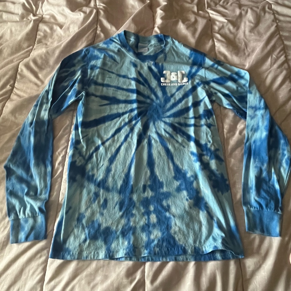 Long sleeve cheer & dance shirt. Port company shirt brand, unisex size small
